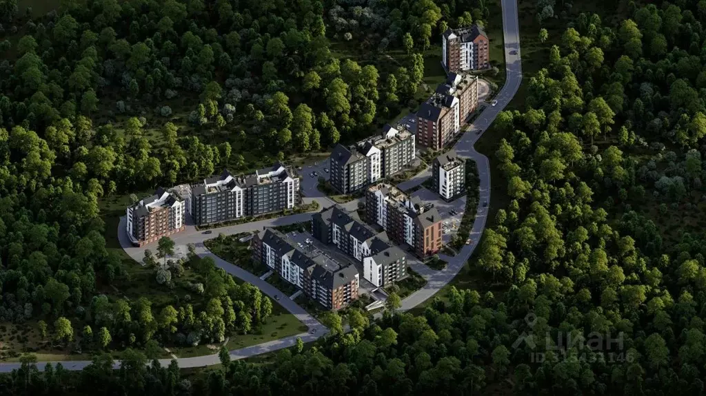 1-к кв. Калининградская область, Светлогорск Лесная Сказка жилой ... - Фото 1