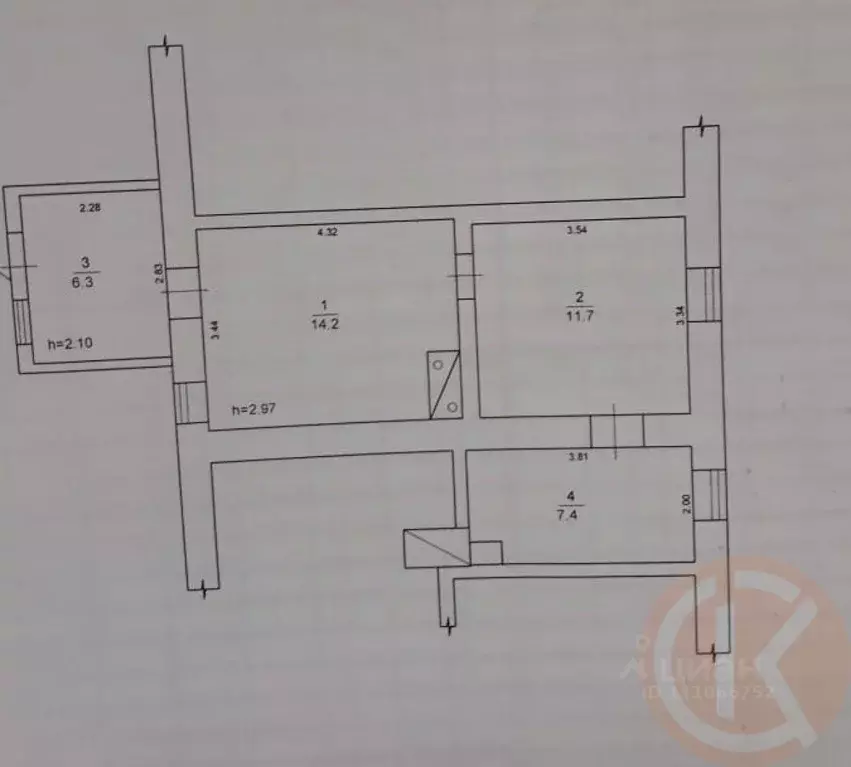 2-к кв. Крым, Раздольное пгт ул. Ленина, 22/1 (39.6 м) - Фото 2