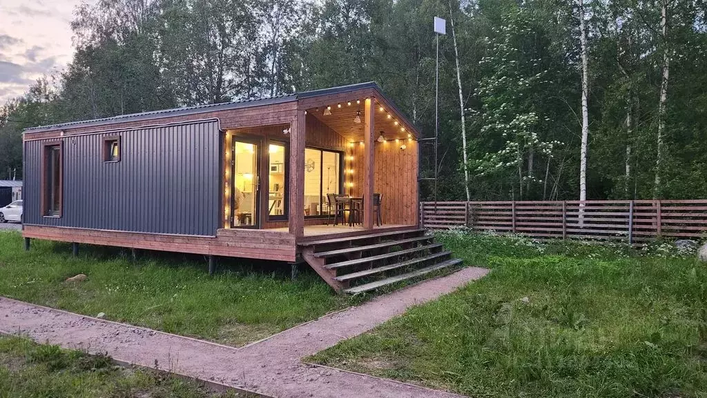 Дом в Ленинградская область, Приозерский район, Красноозерное с/пос, ... - Фото 0