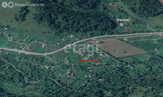 Участок в Майминский район, посёлок Филиал, Садовый переулок (10 м) - Фото 1