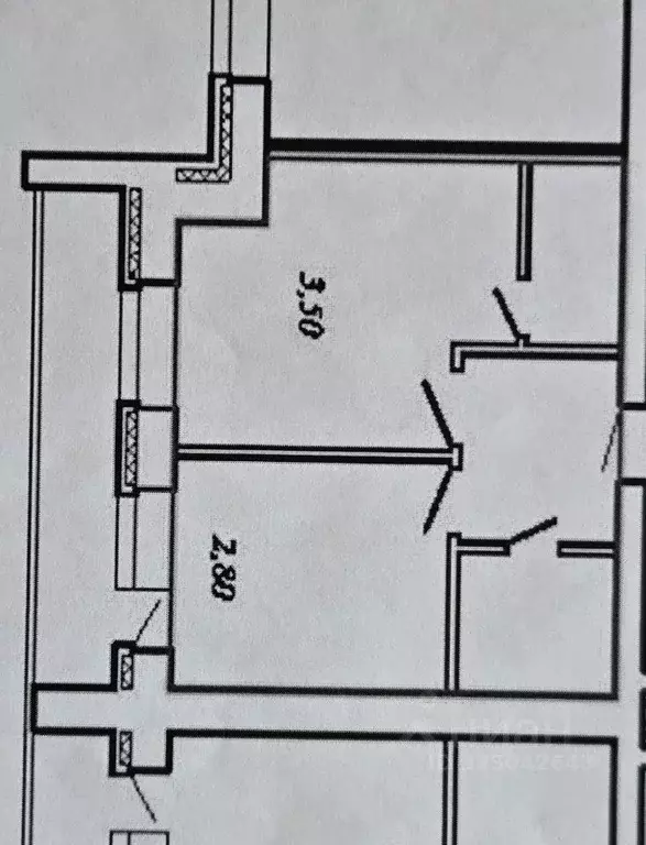 1-к кв. Коми, Сыктывкар Тентюковская ул., 475 (36.3 м) - Фото 2