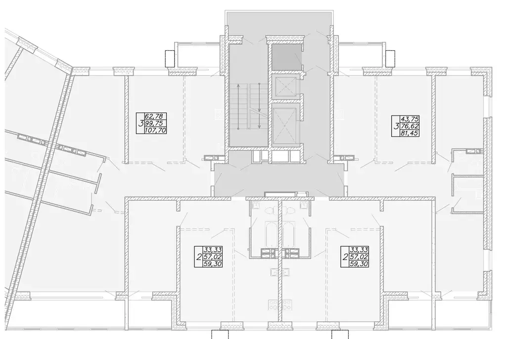 3-к кв. Приморский край, Владивосток ул. Североморская, 6 (99.8 м) - Фото 2