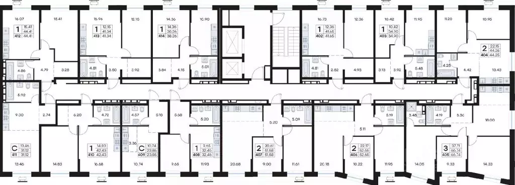 1-к кв. Приморский край, Владивосток Клуб 25 жилой комплекс, 1 (34.9 ... - Фото 1