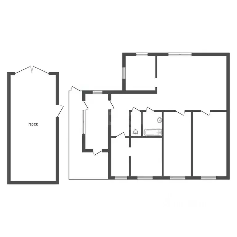 Дом в Красноярский край, Большемуртинско-Сухобузимский округ, с. Шила ... - Фото 1
