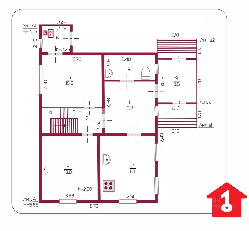 Дом в Омская область, Омск ул. 17-я Линия (147 м) - Фото 2