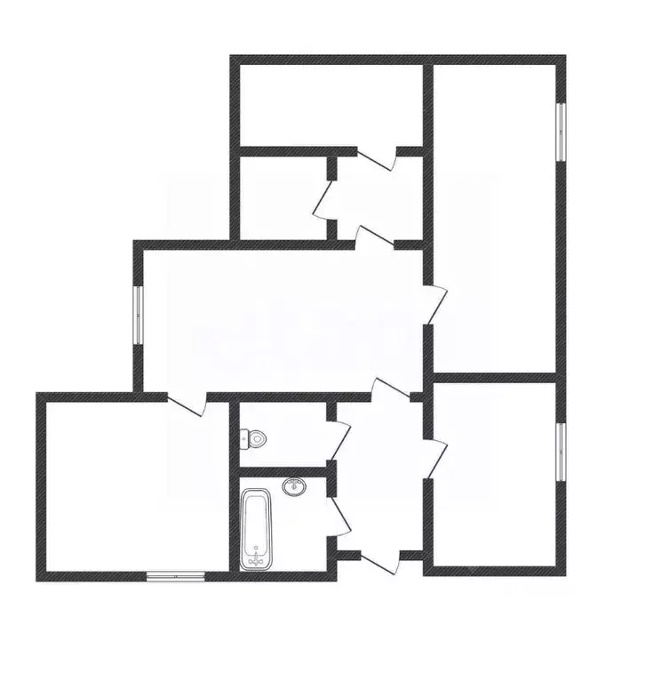 4-к кв. Белгородская область, Белгород ул. Губкина, 24к3 (76.1 м) - Фото 1