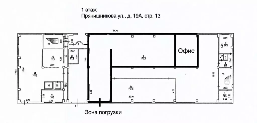 Помещение свободного назначения в Москва ул. Прянишникова, 19АС13 (380 ... - Фото 2