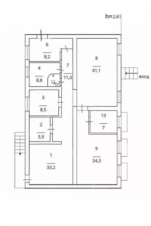 Торговая площадь в Курганская область, Курган ул. Красина, 46 (160 м) - Фото 2