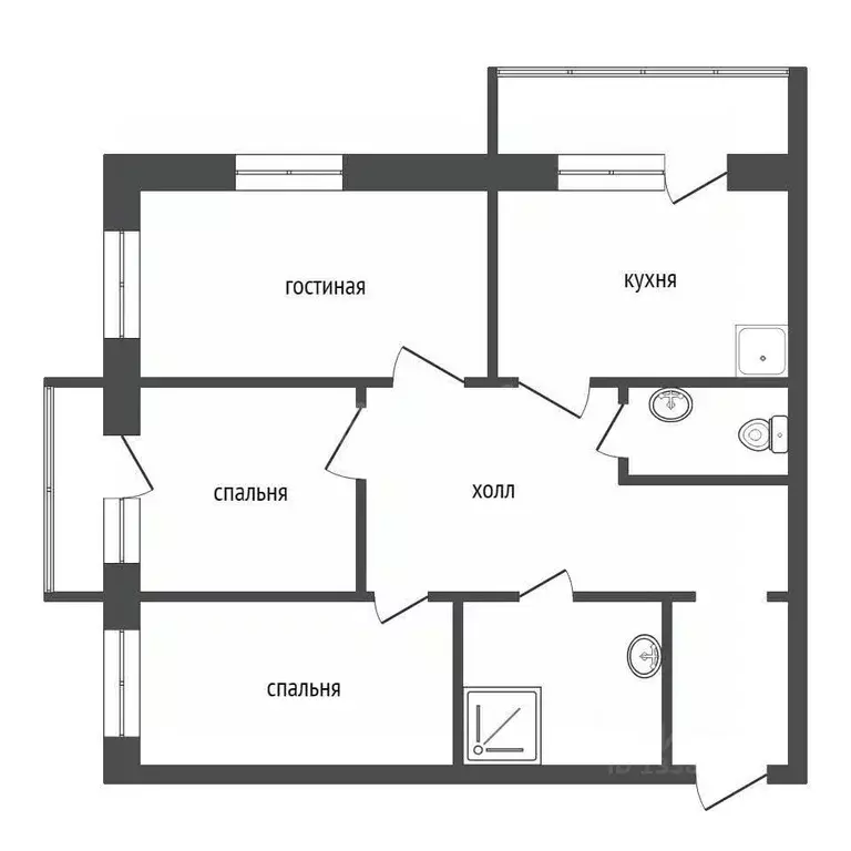 3-к кв. Красноярский край, Красноярск ул. Весны, 32 (103.0 м) - Фото 2