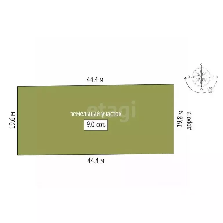 Участок в Ростовская область, Азовский район, Елизаветинское с/пос, ... - Фото 2