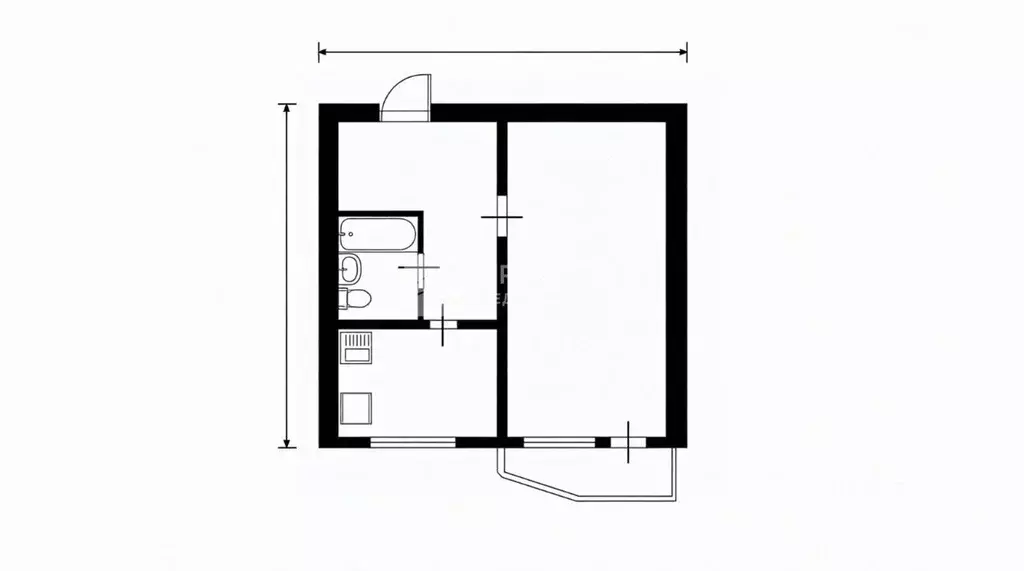 1-к кв. Москва Северное Чертаново мкр, 5кВ (37.2 м) - Фото 2