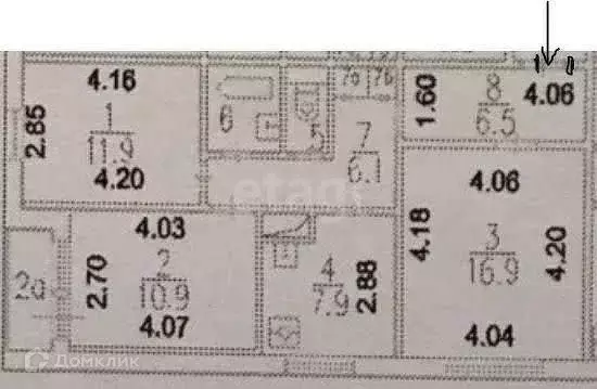 Продаётся 3-к квартира, 64.7 м - Фото 1