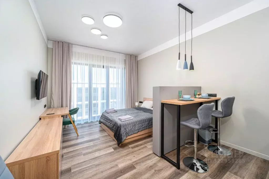 Студия Санкт-Петербург наб. Макарова, 58 (32.0 м) - Фото 1