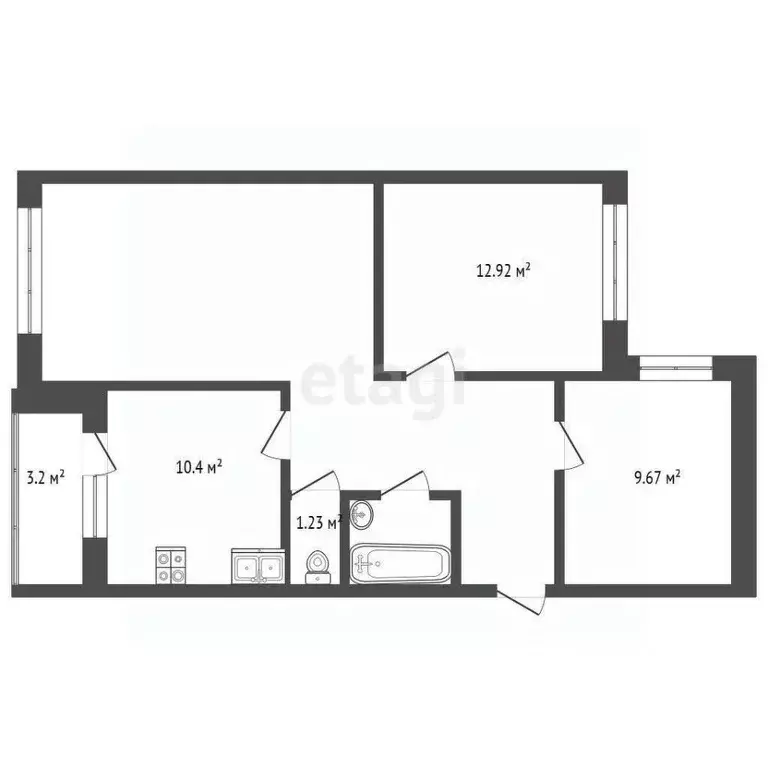 3-к кв. Ярославская область, Ярославский муниципальный округ, д. ... - Фото 1