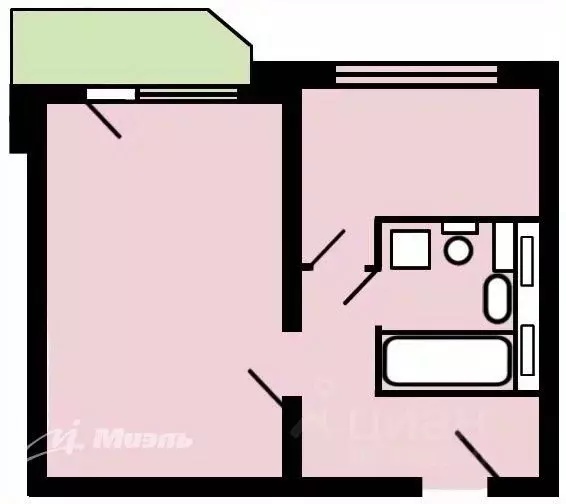 1-к кв. Московская область, Красногорск городской округ, Путилково пгт ... - Фото 2