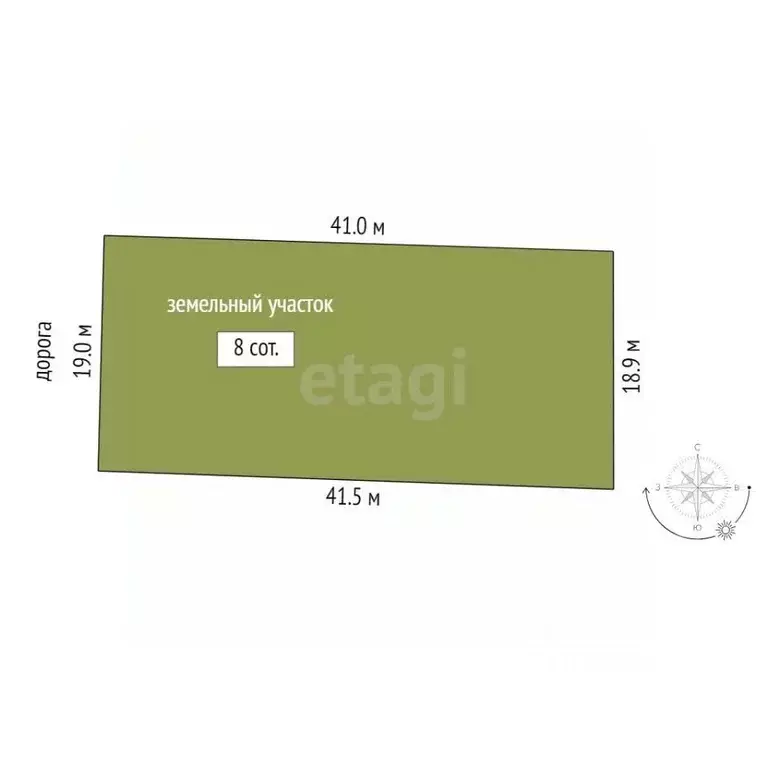 Участок в Тюменская область, Тюмень  (8.0 сот.) - Фото 2