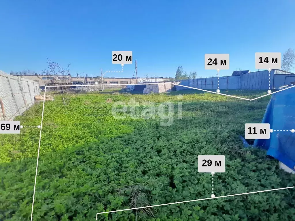 Участок в Вологодская область, Череповец пос. Ивачево, ул. Ивачевская ... - Фото 1