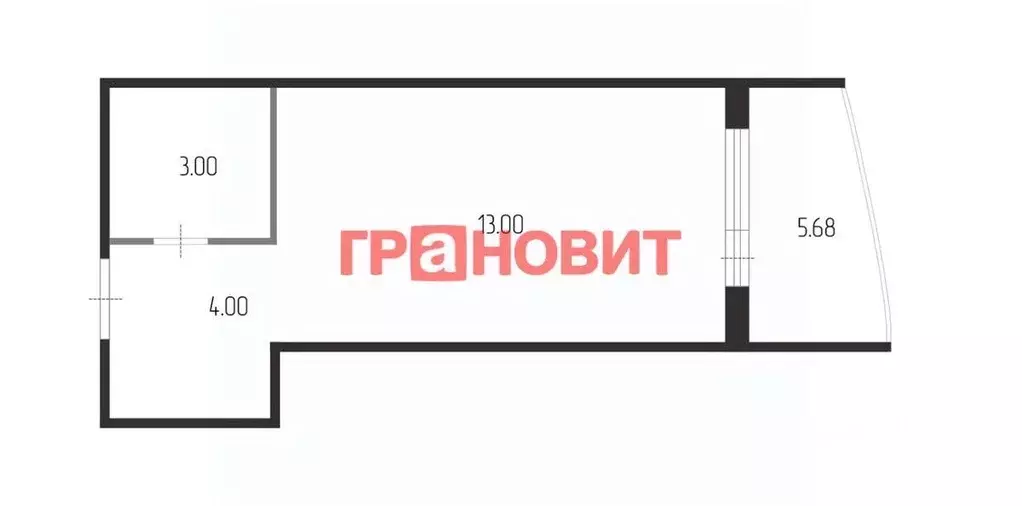 1-к кв. Новосибирская область, Новосибирск ул. Сибревкома, 9 (25.1 м) - Фото 1
