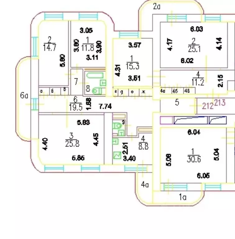 3-к кв. Москва Большая Грузинская ул., 39 (96.5 м) - Фото 2