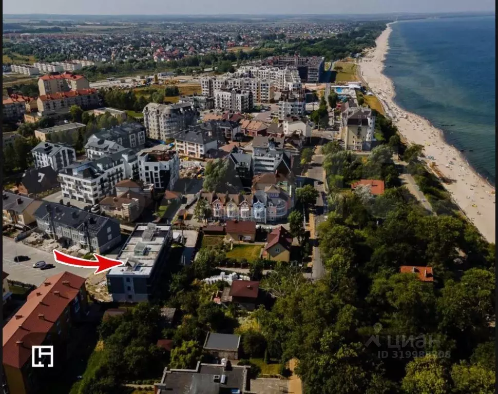 Комната Калининградская область, Зеленоградск ул. Гагарина, 73 (25.0 ... - Фото 1