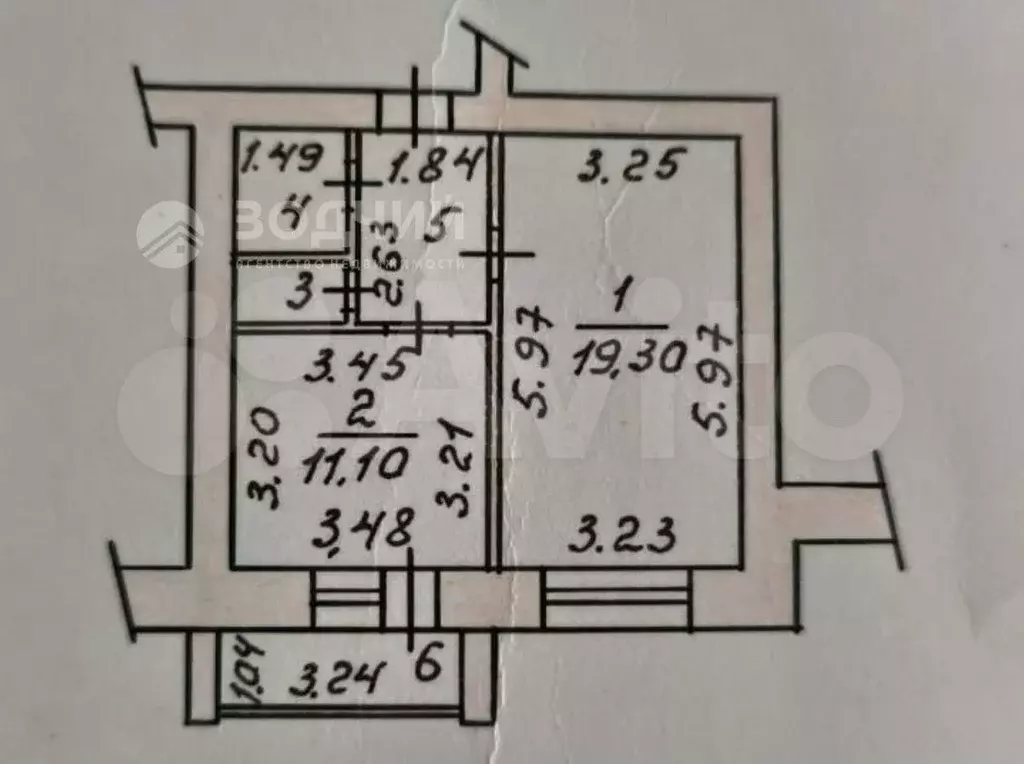 1-к. квартира, 42 м, 4/9 эт. - Фото 0