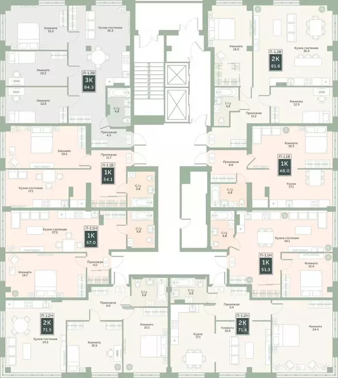 1-к кв. Курганская область, Курган Заозерный жилрайон, 6А мкр, ул. ... - Фото 1