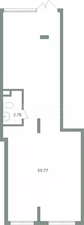 Помещения свободного назначения, 62.55 м - 86,15м - Фото 0