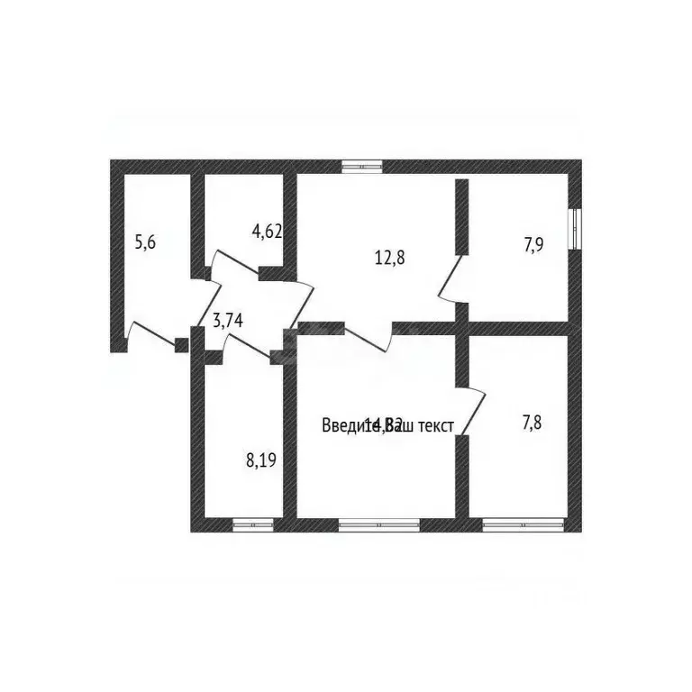 Дом в Белгородская область, Вейделевка рп ул. Свободы, 336 (43 м) - Фото 1