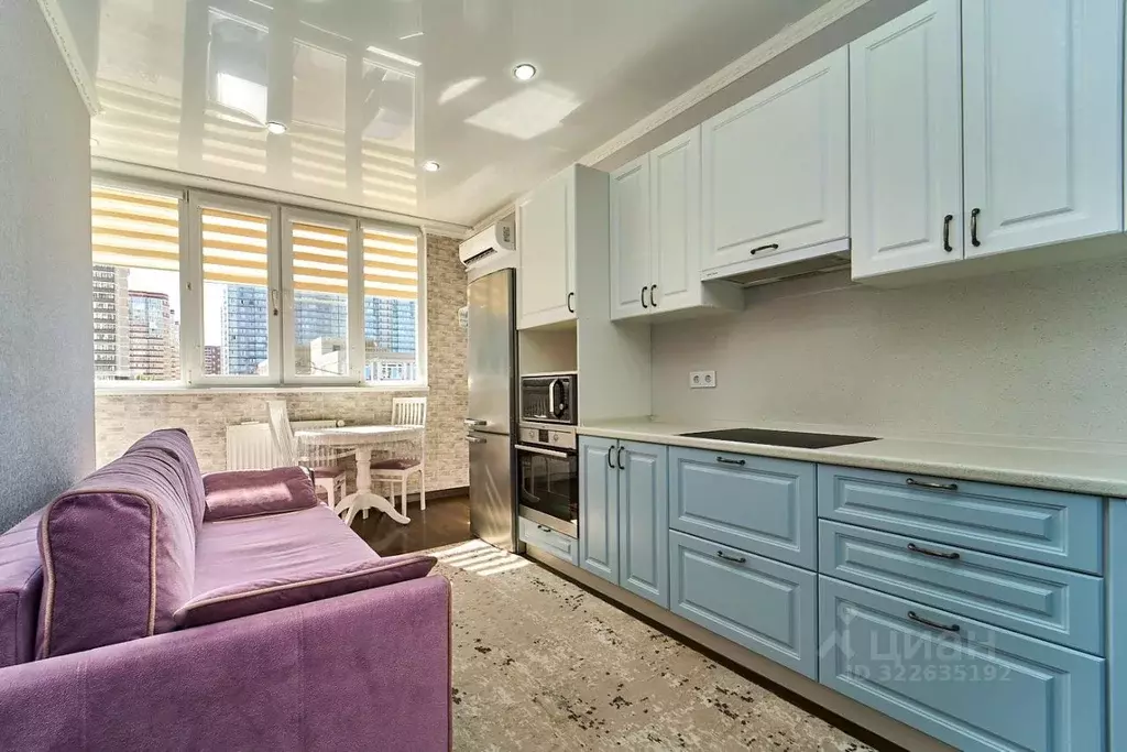 1-к кв. Краснодарский край, Краснодар ул. Цезаря Куникова, 18к10 (40.0 ... - Фото 1