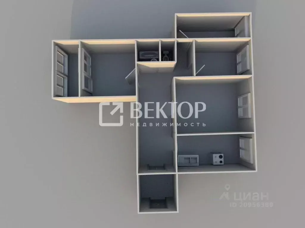 4-к кв. Костромская область, Кострома ул. Задорина, 8 (80.0 м) - Фото 2