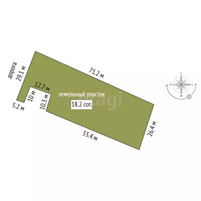 Дом в село Калмаш, улица Зуфара Галиева (86.4 м) - Фото 1