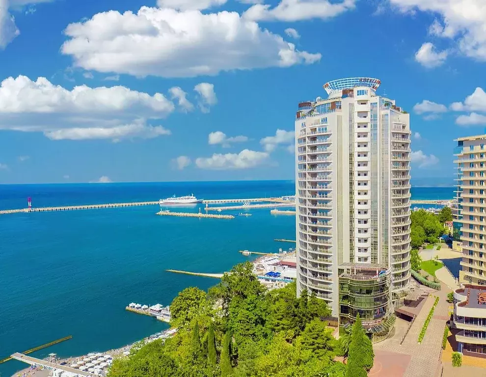 3-к кв. Краснодарский край, Сочи Центральный мкр, пер. Морской, 1к1 ... - Фото 2