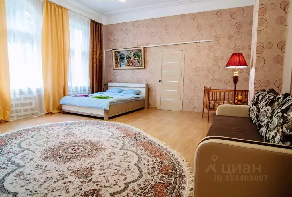 1-к кв. Ставропольский край, Кисловодск ул. Российская, 19 (55.0 м) - Фото 0