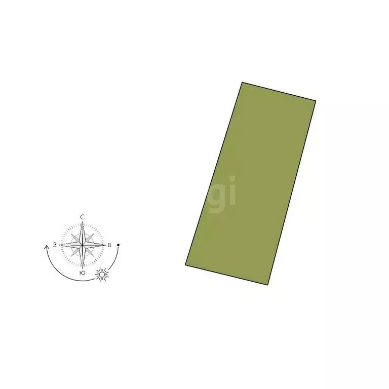 Участок в село Киселёво, Советская улица (42 м) - Фото 1