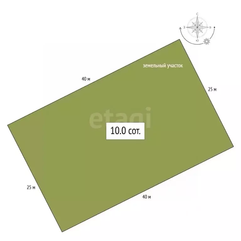 Участок в Алтай, Майминский район, с. Усть-Муны ул. Западная (10.0 ... - Фото 1