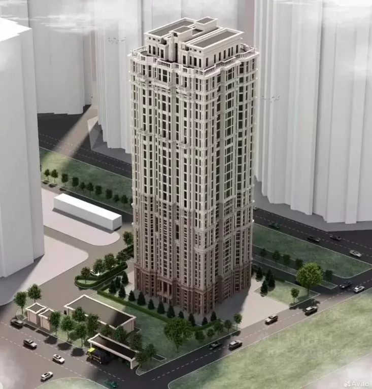 1-к кв. Чеченская республика, Грозный просп. В.В. Путина, 1А (50.2 м) - Фото 1