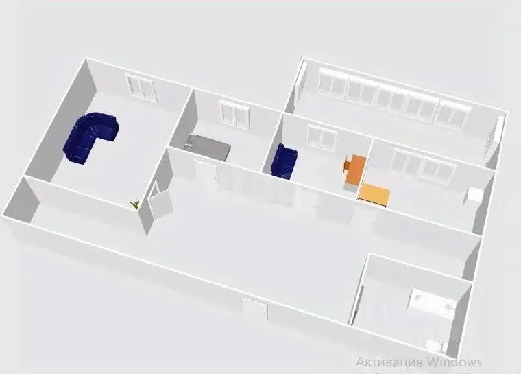 3-к кв. Сахалинская область, Холмск Советская ул., 116Б (68.0 м) - Фото 1