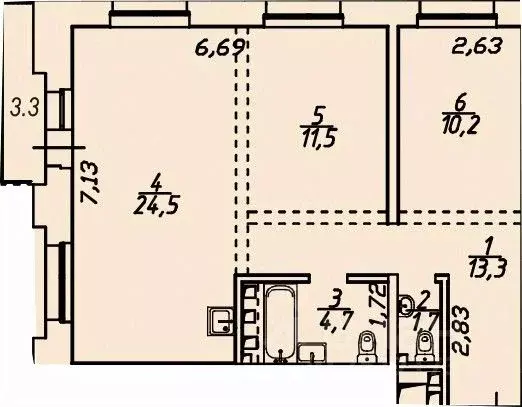 2-к кв. Иркутская область, Иркутский район, Маркова рп, Стрижи кв-л 15 ... - Фото 0