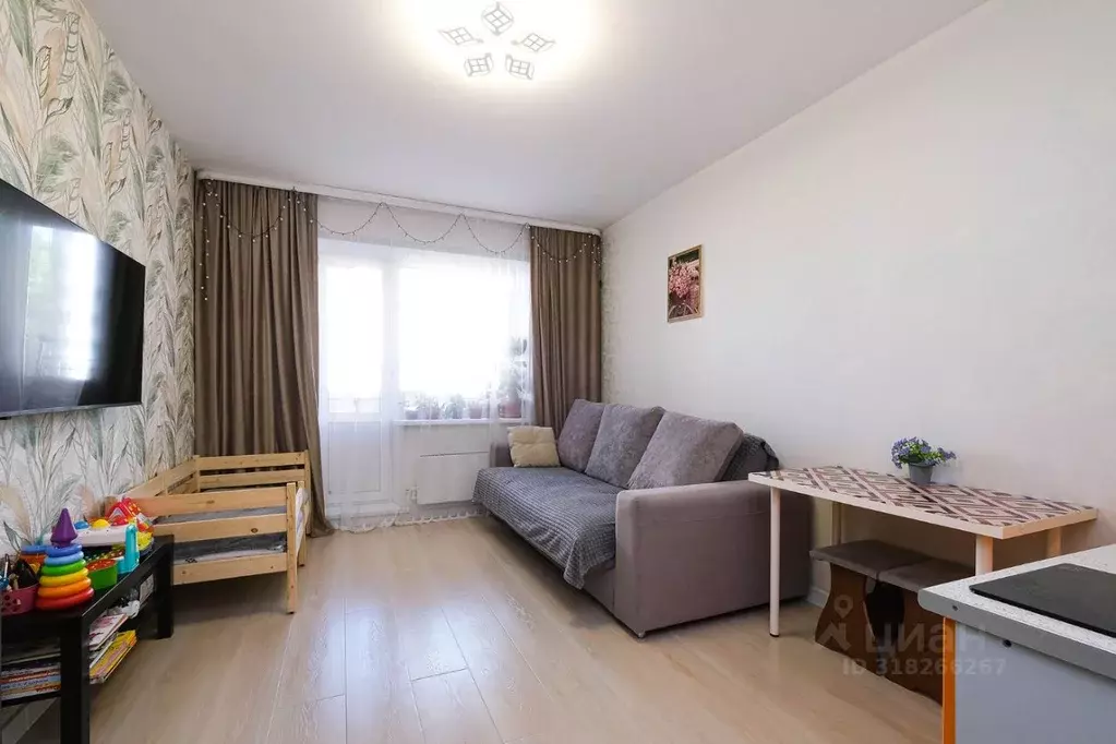 2-к кв. Новосибирская область, Новосибирск ул. Петухова, 166 (37.6 м) - Фото 0