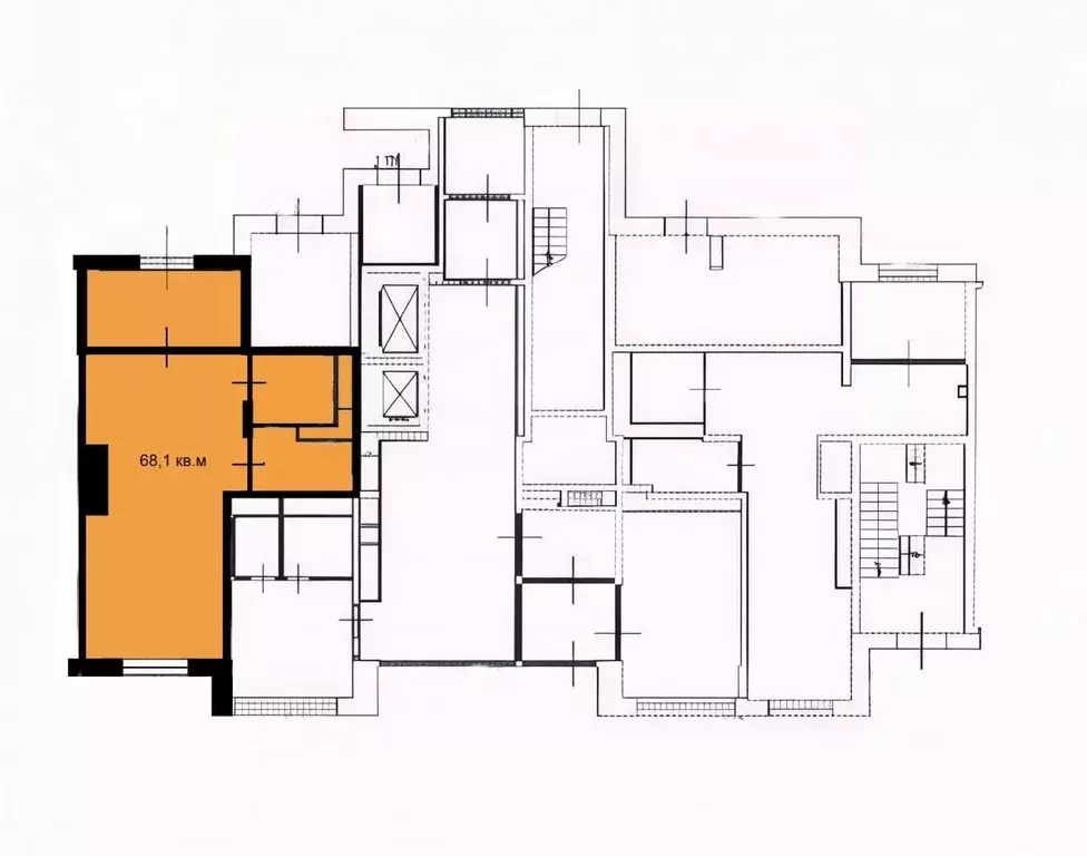 Помещение свободного назначения в Москва проезд Шелихова, 9к1 (68 м) - Фото 2