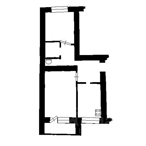 2-к кв. Самарская область, Самара Саранская ул., 19 (51.2 м) - Фото 2