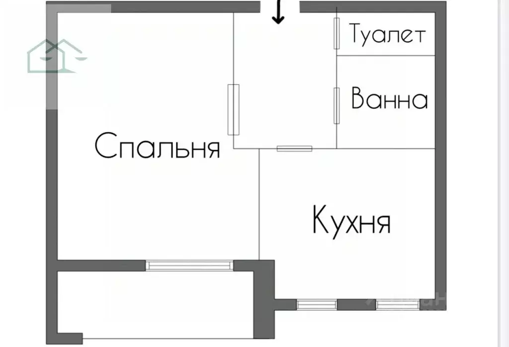 1-к кв. Воронежская область, Воронеж Московский просп., 117В (40.0 м) - Фото 2