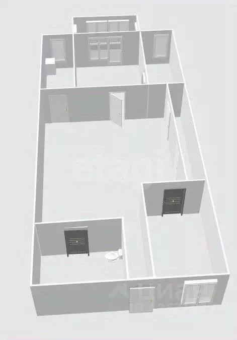 3-к кв. Сахалинская область, Холмск ул. Героев, 9 (57.2 м) - Фото 2