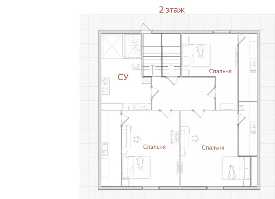 Дом в Кострома, посёлок Первомайский, Водяная улица (206.8 м) - Фото 2