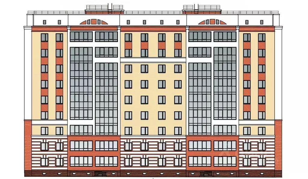 3-к кв. Омская область, Омск ул. А.Н. Кабанова, 2 (71.45 м) - Фото 0