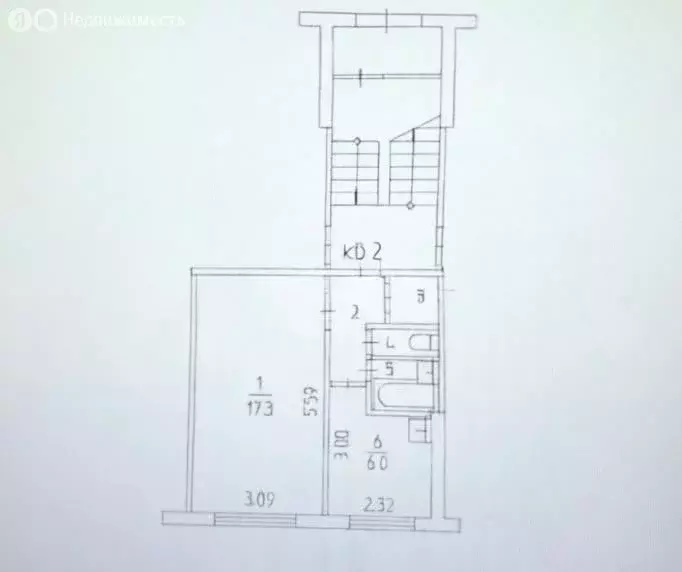 1-комнатная квартира: Пермь, улица Мильчакова, 30 (30 м) - Фото 2