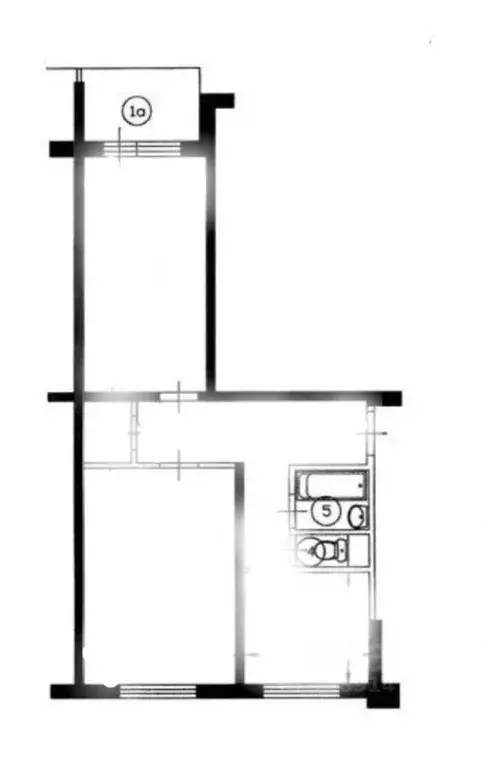 2-к кв. Москва Дорожная ул., 7К2 (47.0 м) - Фото 1
