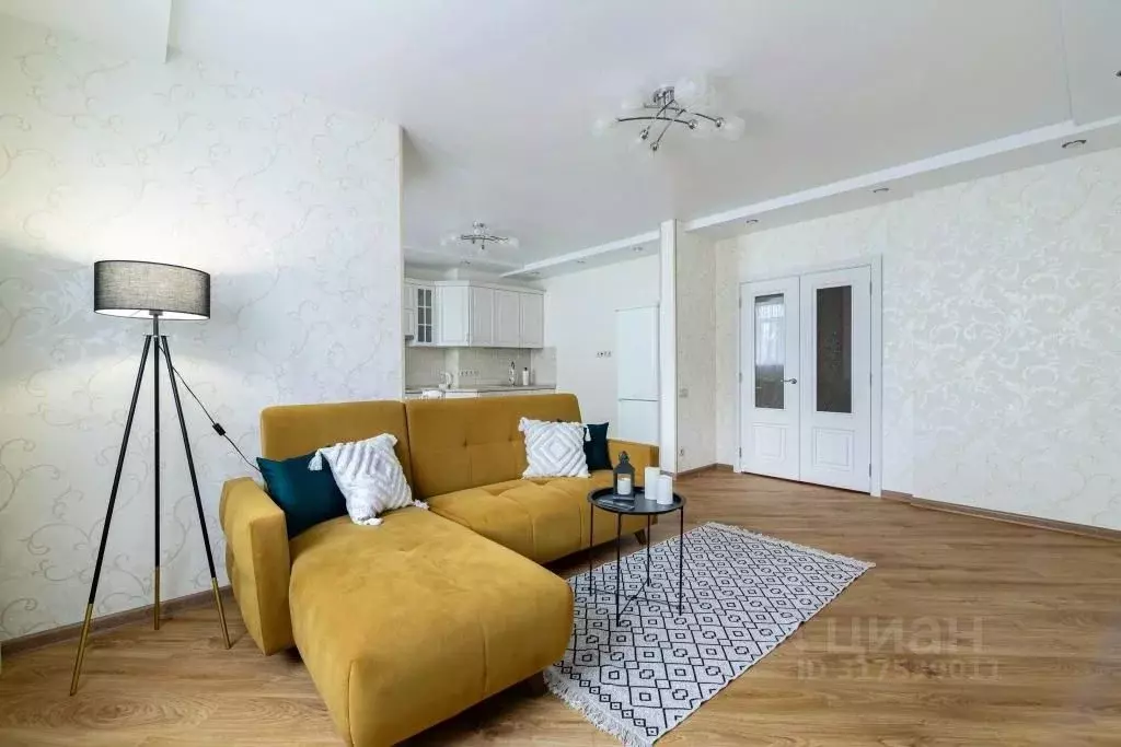 2-к кв. Татарстан, Казань Горки-3 мкр, ул. Дубравная, 36 (65.0 м) - Фото 1