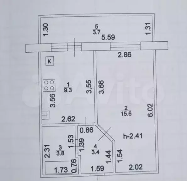 1-к. квартира, 35 м, 9/10 эт. - Фото 0