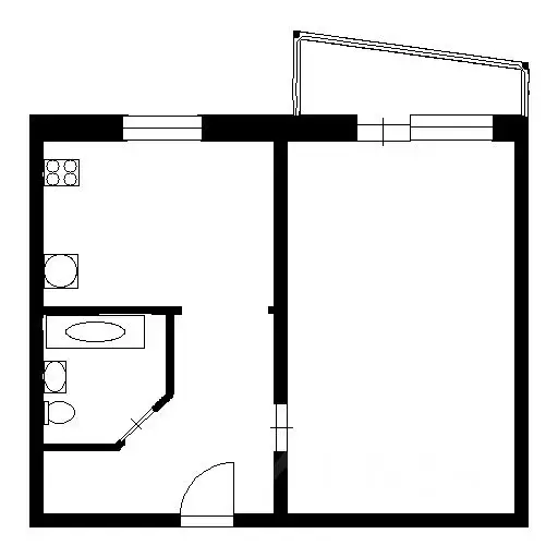 1-к кв. Воронежская область, Воронеж Транспортная ул., 81 (38.0 м) - Фото 1